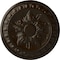 Ekena Millwork Exeter Ceiling Medallion (Fits Canopies up to 3 1/8"), Hand-Painted Bronze, 17 3/4"OD x 1 1/8"P CM17EXBZS - alternate 1
